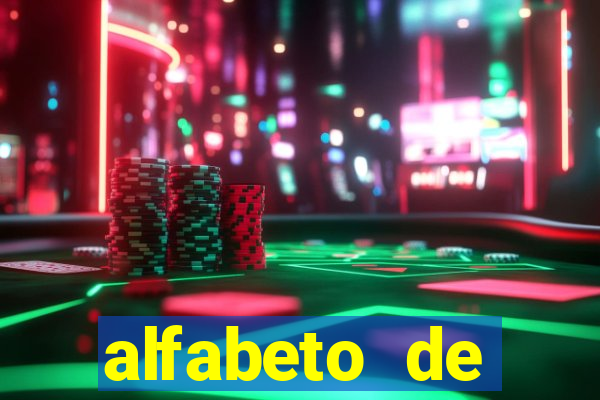 alfabeto de caligrafia bonita